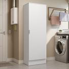 Armário Multiuso 60 Cm 1 Porta Branco Madesa Branco