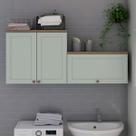 Armário Multiuso Acquaflex 3 Portas Clean Mint - Genialflex