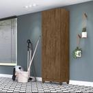 Armário Multiuso Ambiente New Iris Castanho Wood - Moval