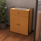 Armário Multiuso Baixo Industrial com 2 Portas 1 Gaveta Criare