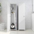 Armário Multiuso com 1 Porta e 2 Nichos - Branco