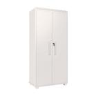 Armário Multiuso Com Chave E Fechadura 2 Portas Branco Liceu Shop JM