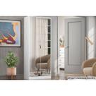 Armário Multiuso Demóbile Grife 2Pts c/Esp Branco Armário Multiuso Demóbile Grife 2Pts c/Esp Branco