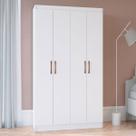 Armário Multiuso Dueto 4 Portas 8 Prateleiras Branco - Doripel