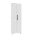Armário Multiuso Fit Branco 2 Portas Sapateira / Lavanderia 1,90 ALTURA