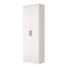 Armário Multiuso Henn 2 Portas 6 Prateleiras Branco Armário Multiuso Henn 2 Portas 6 Prateleiras Branco