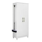 Armário Multiuso Jade Branco Moval Armário Multiuso Jade Branco Moval
