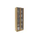 Armário Multiuso Lavanderia AM-3112 c/ 2 Portas c/ Vidro Amêndoa - Tecno Mobili