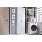 Armário Multiuso Lavanderia PH 1711 c/ 2 Portas Branco - Herval