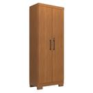 Armário Multiuso Max Plus 2 Portas 4 Prateleiras 60,9cm Amadeirado Zanzini Móveis