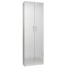 Armário Multiuso Milão com 2 Portas e 4 Prateleiras Evidencia Cor Branco Armário Multiuso Milão com 2 Portas e 4 Prateleiras Evidencia Cor Branco