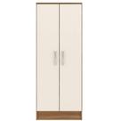 Armário Multiuso Organizador 2 Portas Viena Demóbile Cor:Amêndola Touch OFF-WHITE