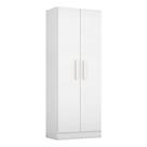 Armário Multiuso Organizador para Escritório ou Lavanderia 4 Prateleiras Belém Branco Notável