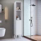 Armário Multiuso para Banheiro com 1 Porta 4 Prateleira Armário Multiuso para Banheiro com 1 Porta 4 Prateleira