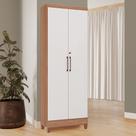 Armário Multiuso Slim 100 MDF 2 portas com Chave e kit de pés