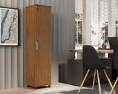 Armário Multiuso Stella Organizador 1 Porta com chave 3 Prateleiras Lavanderia Quarto Escritório Área de Serviço