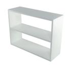 Armário Nicho Suspenso multiuso em MDF Branco 30x50x25cm (CxAxP)