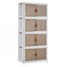 Armario Organizador 4 Andares Dobravel Empilhavel Guarda Roupas Objetos Sabao Lavanderia Quarto Closet Banheiro Cozinha Multiuso