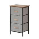Armario Organizador Comoda 3 Gavetas Porta Objetos Roupa Livro Sapato Quarto Sala Casa Closet Banheiro