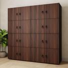 Armário Organizador Locker 16 Portas c/ Chave F5 Office