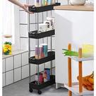 Armário Organizador Multiuso Com 4 Andares Com Rodinhas para Cozinha /Banheiro /Quarto Armário Organizador Multiuso Com 4 Andares Com Rodinhas para Cozinha /Banheiro /Quarto