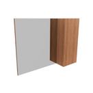 Armário p/ Banheiro BN3602 1 Porta c/ Espelho cor Amêndoa - Tecno Mobili Armário p/ Banheiro BN3602 1 Porta c/ Espelho cor Amêndoa - Tecno Mobili