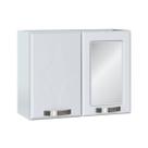 Armário p/ Banheiro Rubi 70cm Branco - Telasul
