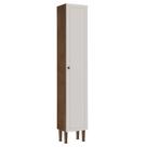 Armário Paneleiro 100% MDF 1 Porta 35cm Essencia Frise 1053 Genialflex