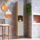 Armário Paneleiro 2 Portas 1 Nicho 35cm Veneza Modulada