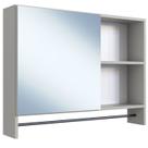 Armario Para Banheiro 01 Porta Com Espelho 80cm Arenas PRODDY