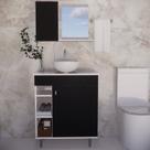 Armário para Banheiro com Espelharia e Cuba Itália