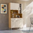 Armário para Cozinha 100% MDF 6 Portas Golden Plus Armário para Cozinha 100% MDF 6 Portas Golden Plus