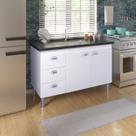 Armário para Cozinha 114 Cm 2 Portas 3 Gavetas São Luis