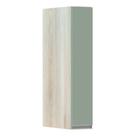 Armário Para Cozinha 15cm 1 Porta Lis Legno Crema C/Verde