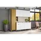 Armário para Cozinha 9 Portas 1 Gaveta Pulse