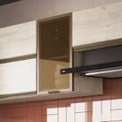 Armário para Cozinha Aéreo com Vidro Greta