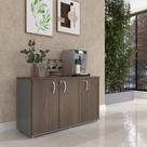 Armário para Escritório 3 Portas Pivotante Credenza