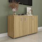 Armário para Escritório Credenza 03 Portas Pivotante
