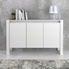 Armário para Escritório Horizontal 3 Portas Me4147 Branco - Tecno Mobili