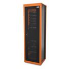 Armário Para Ferramentas Com 1 Porta, 29 Caixas Plásticas Bin E Visor Tramontina Laranja