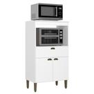 Armário Para Forno THB CM136 Magnolia 2 Portas 1 Gaveta 70cm