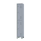 Armário para vestiário de aço com 02 portas grandes Cinza Armário para vestiário de aço com 02 portas grandes Cinza