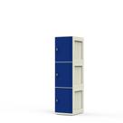 Armário Plástico EcoLocker Triplo Nk 1763