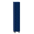 Armário Porta Objetos de Aço 1 Vão 10 Portas Pitão Pandin 1,90 m Azul Del Rey