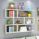 Armario pratileira 90x90cm nicho de sala escritorio porta livro organizador