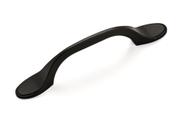Armário Pull Amerock Ravino Matte Black 7,6 cm C-C