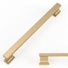 Armário Pulls Amerdeco, pacote com 10 unidades, champanhe, bronze, 16 cm CC