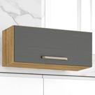 Armário Refrigerador 700 Lapis Freijó Gris