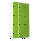 Armário Roupeiro Aço 12 Portas Academia Guarda Volume Trinco Verde