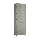 Armário Roupeiro De Aço 10 Portas Para Vestiário/Academia, Locker, Guarda Volume Cinza Armário Roupeiro De Aço 10 Portas Para Vestiário/Academia, Locker, Guarda Volume Cinza